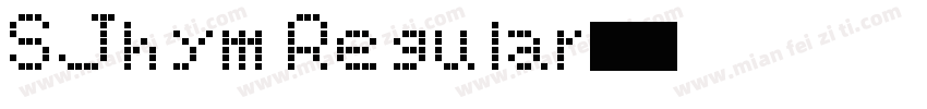 SJhym Regular字体转换